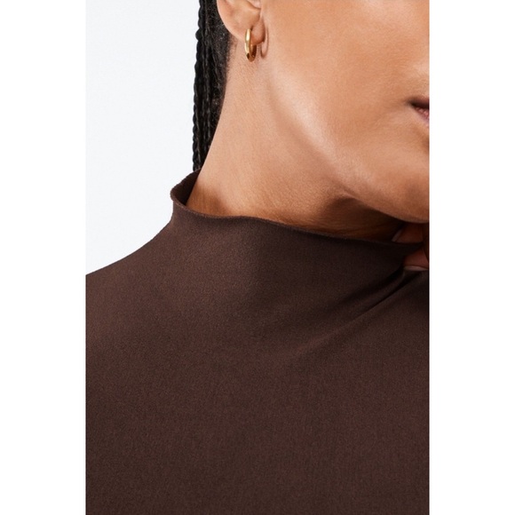 NEW! Fabletics Brin SculptKnit Bodysuit Compression Chicory Coffee - Size 3X - Picture 2 of 14